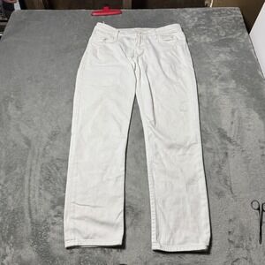 Mother Jeans Womens 25 (28x25.5) Broken Mirrors Dropout Mid‎ Rise Straight Leg